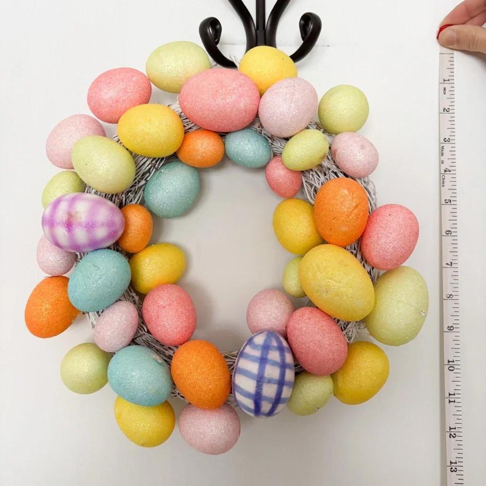 Colorful Easter Egg Wreath